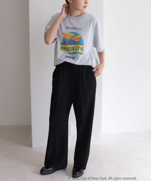 GOOD ROCK SPEED(グッドロックスピード)の「【GOOD ROCK SPEED/グッドロックスピード】NYCプリントT(Tシャツ/カットソー・レディース・ライトグレー・FREE)」の11枚目の写真