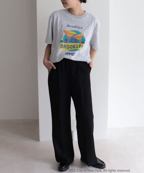 GOOD ROCK SPEED(グッドロックスピード)の「【GOOD ROCK SPEED/グッドロックスピード】NYCプリントT(Tシャツ/カットソー・レディース・ライトグレー・FREE)」の12枚目の写真
