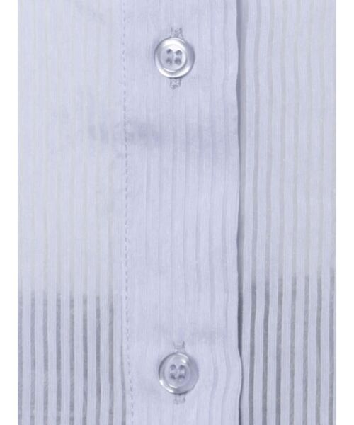 GYDA（ジェイダ）の「SHEER LOOSEシャツ（シャツ/ブラウス・レディース・オフホワイト/ブルー/その他1・FREE）」の16枚目の写真