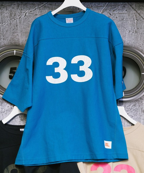 【セール】【別注】《Champion / チャンピオン》Reverse Weave Football Tee（Tシャツ/カットソー）｜Champion（チャンピオン） 5,843円
