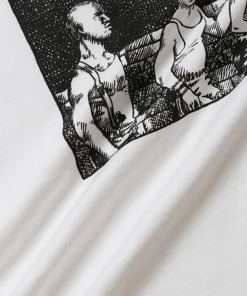 bonjour records(ボンジュールレコーズ)の「【bonjour records/ボンジュールレコード】Paradise Garage from Le Chant de La Machine Long Sleeve Tee パラダイスガレージ フロム ル・シャン・ドゥ・ラ・マシーヌ ロングスリーブTシャツ(Tシャツ/カットソー・メンズ・ブラック/ホワイト・M/L/XL)」の12枚目の写真