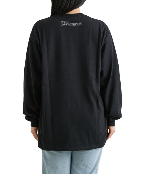 bonjour records(ボンジュールレコーズ)の「【bonjour records/ボンジュールレコード】Paradise Garage from Le Chant de La Machine Long Sleeve Tee パラダイスガレージ フロム ル・シャン・ドゥ・ラ・マシーヌ ロングスリーブTシャツ(Tシャツ/カットソー・メンズ・ブラック/ホワイト・M/L/XL)」の15枚目の写真