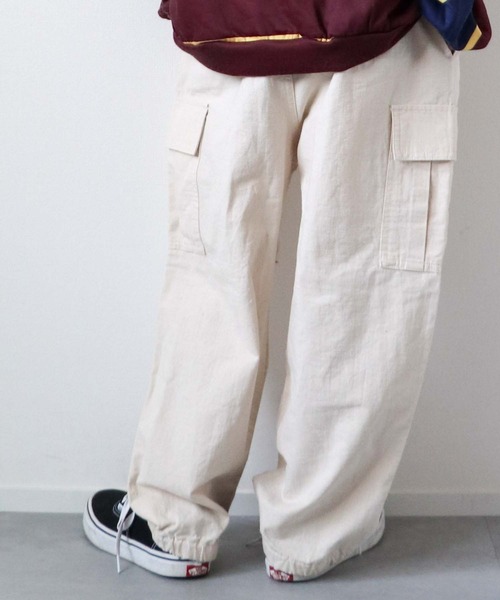 CIAOPANIC TYPY（チャオパニックティピー）の「【KIDS】リップストップカーゴスノーパンツ（カーゴパンツ・キッズ・レモンイエロー/カーキ/ホワイト・S/M/L/XL/XXL）」の18枚目の写真