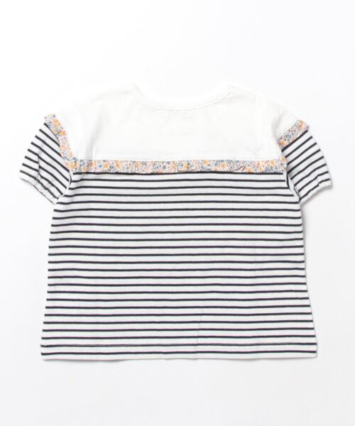 RAGMART(ラグマート)の「ボーダーTシャツ(Tシャツ/カットソー・キッズ・ネイビー/レッド・100cm/110cm/120cm/130cm)」の5枚目の写真