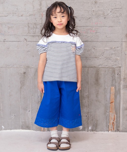 RAGMART(ラグマート)の「ボーダーTシャツ(Tシャツ/カットソー・キッズ・ネイビー/レッド・100cm/110cm/120cm/130cm)」の9枚目の写真