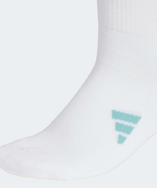 クルー丈 スリーストライプ クッションソックス【adidas Golf