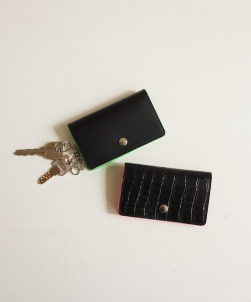 TIDEWAY（タイドウェイ）の「NEON KEY CASE（キーケース/キーアクセサリー・レディース・ブラック系/ピンク/グリーン/ブルー/ブラック・FREE）」の8枚目の写真