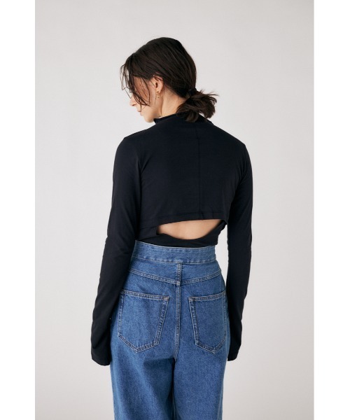 M_(エムアンダーバー)の「【M_】LOGO カットソー(Tシャツ/カットソー・レディース・グリーン/ブラック/ライトベージュ・2/1)」の12枚目の写真