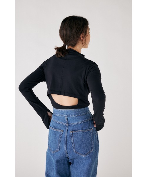 M_(エムアンダーバー)の「【M_】LOGO カットソー(Tシャツ/カットソー・レディース・グリーン/ブラック/ライトベージュ・2/1)」の8枚目の写真