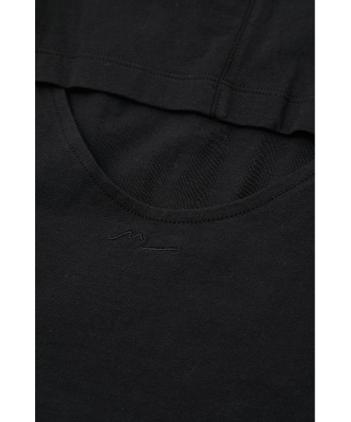 M_(エムアンダーバー)の「【M_】LOGO カットソー(Tシャツ/カットソー・レディース・グリーン/ブラック/ライトベージュ・2/1)」の13枚目の写真