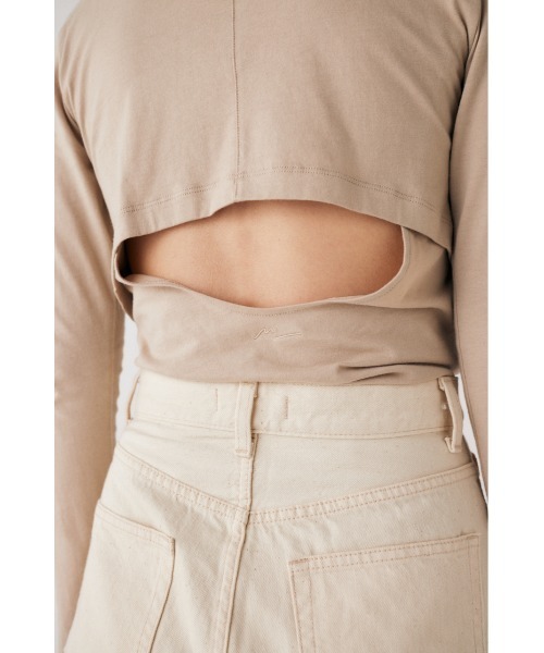 M_(エムアンダーバー)の「【M_】LOGO カットソー(Tシャツ/カットソー・レディース・グリーン/ブラック/ライトベージュ・2/1)」の10枚目の写真