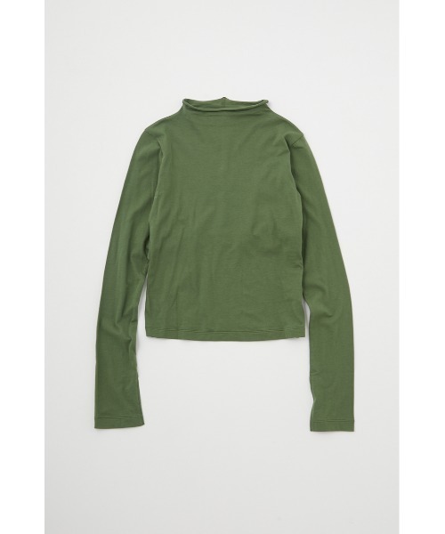 M_(エムアンダーバー)の「【M_】LOGO カットソー(Tシャツ/カットソー・レディース・グリーン/ブラック/ライトベージュ・2/1)」の9枚目の写真