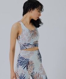 NERGY | 【UV】CREORAリーフ柄ブラトップ(スポーツブラ)