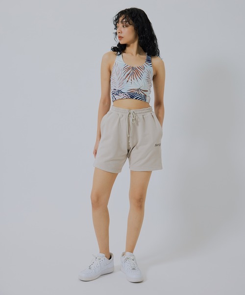 NERGY（ナージー）の「【UV】CREORAリーフ柄ブラトップ（スポーツブラ・レディース・ブラック/ブルー・L/M/S）」の22枚目の写真