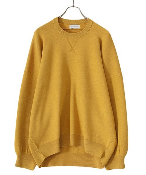 BALLAST ARK（バラストアーク）の「BALLAST ARK / バラストアーク：SWEAT KNIT：BA07-K001[AST]（ニット/セーター・メンズ・レッド/ターコイズブルー/マスタード・M/L）」の2枚目の写真