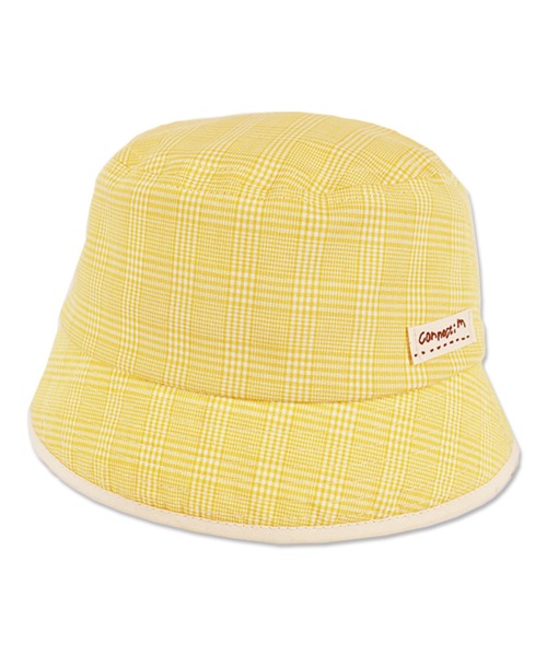 connect M(コネクトエム)の「バケットHAT(UVカット)(ハット・キッズ・ライトグレー/イエロー/ライトグリーン・M/S)」の3枚目の写真