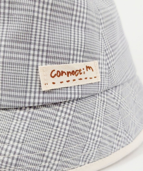 connect M(コネクトエム)の「バケットHAT(UVカット)(ハット・キッズ・ライトグレー/イエロー/ライトグリーン・M/S)」の9枚目の写真