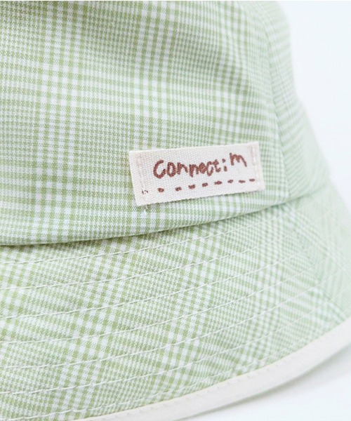 connect M(コネクトエム)の「バケットHAT(UVカット)(ハット・キッズ・ライトグレー/イエロー/ライトグリーン・M/S)」の10枚目の写真