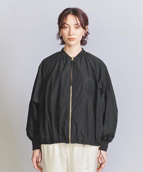 ビューティーアンドユース ポリエステル ギャザー ブルゾン ライトアウター BEAUTY&YOUTH UNITED ARROWS（ビューティーアンドユース