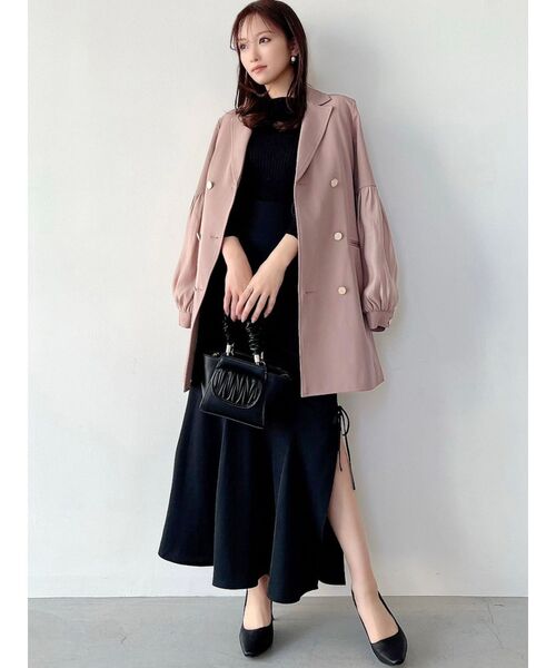 RESEXXY（リゼクシー）の「マーメイドギャザースカート（スカート・レディース・ブラック/イエロー/アイボリー・FREE）」の10枚目の写真