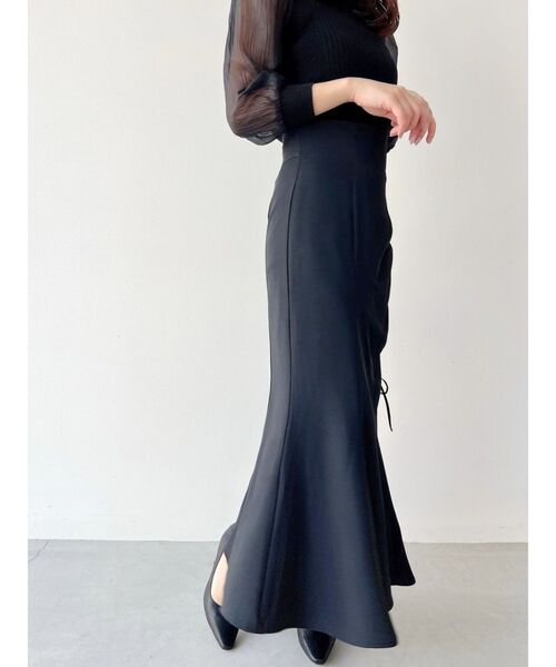 RESEXXY（リゼクシー）の「マーメイドギャザースカート（スカート・レディース・ブラック/イエロー/アイボリー・FREE）」の11枚目の写真