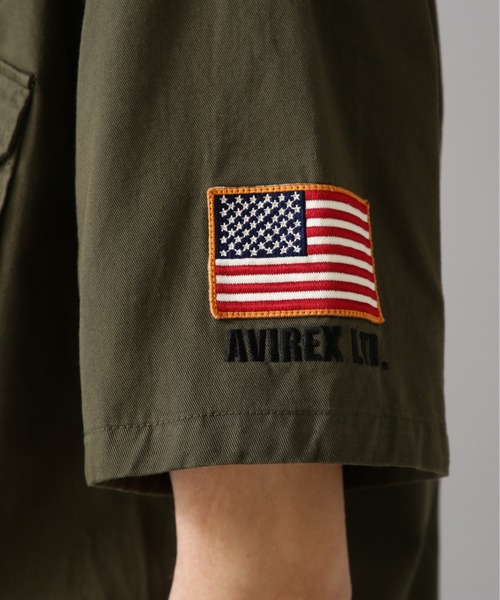 AVIREX（アヴィレックス）の「TOPGUN SHORT SLEEVE SHIRT / トップガン 半袖 シャツ / AVIREX / アヴィレックス（シャツ/ブラウス・メンズ・ホワイト/オリーブ/ネイビー/その他・MEDIUM/LARGE/X-LARGE/XX-LARGE）」の15枚目の写真