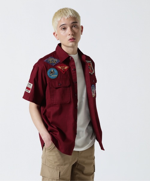 AVIREX（アヴィレックス）の「TOPGUN SHORT SLEEVE SHIRT / トップガン 半袖 シャツ / AVIREX / アヴィレックス（シャツ/ブラウス・メンズ・ホワイト/オリーブ/ネイビー/その他・MEDIUM/LARGE/X-LARGE/XX-LARGE）」の22枚目の写真