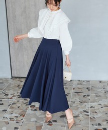 選べる3typeシルエット美脚スカート(フレア)
