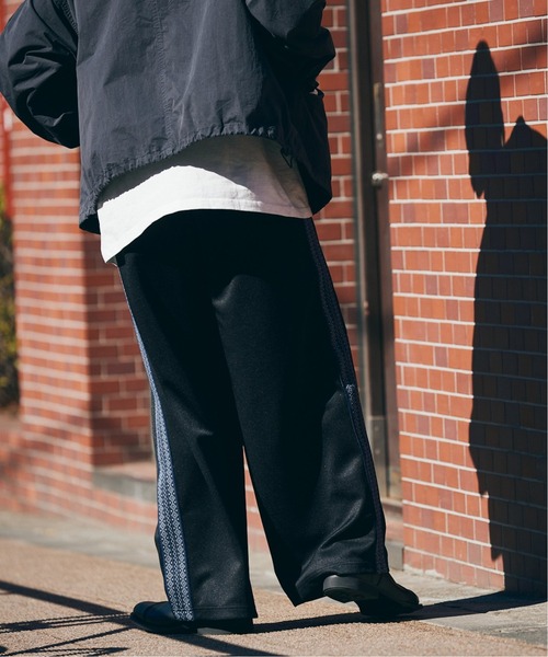 JOURNAL STANDARD(ジャーナルスタンダード)の「《追加》IKAT PATTERN トラックパンツ(その他パンツ・メンズ・ブルー系その他/ブラック/チャコールグレー・MEDIUM/LARGE)」の10枚目の写真