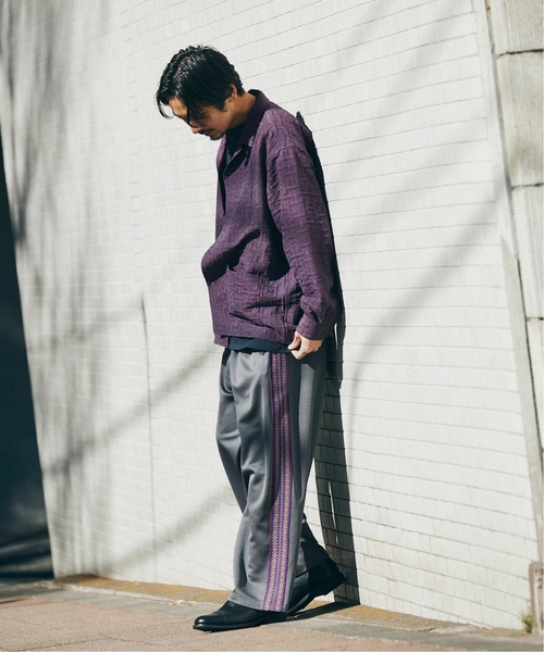 JOURNAL STANDARD(ジャーナルスタンダード)の「《追加》IKAT PATTERN トラックパンツ(その他パンツ・メンズ・ブルー系その他/ブラック/チャコールグレー・MEDIUM/LARGE)」の12枚目の写真