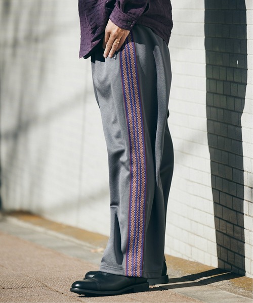 JOURNAL STANDARD(ジャーナルスタンダード)の「《追加》IKAT PATTERN トラックパンツ(その他パンツ・メンズ・ブルー系その他/ブラック/チャコールグレー・MEDIUM/LARGE)」の13枚目の写真