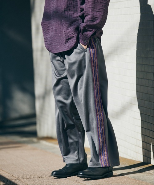 JOURNAL STANDARD(ジャーナルスタンダード)の「《追加》IKAT PATTERN トラックパンツ(その他パンツ・メンズ・ブルー系その他/ブラック/チャコールグレー・MEDIUM/LARGE)」の14枚目の写真