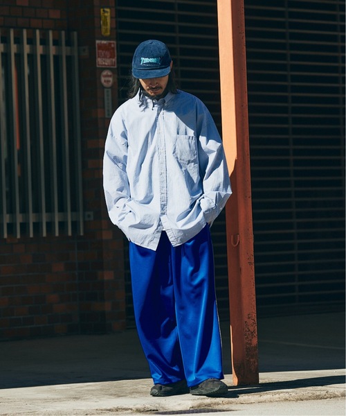 JOURNAL STANDARD(ジャーナルスタンダード)の「《追加》IKAT PATTERN トラックパンツ(その他パンツ・メンズ・ブルー系その他/ブラック/チャコールグレー・MEDIUM/LARGE)」の18枚目の写真