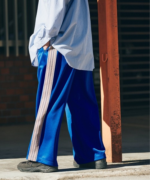 JOURNAL STANDARD(ジャーナルスタンダード)の「《追加》IKAT PATTERN トラックパンツ(その他パンツ・メンズ・ブルー系その他/ブラック/チャコールグレー・MEDIUM/LARGE)」の22枚目の写真