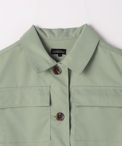 green label relaxing(グリーンレーベルリラクシング)の「TJ ユーティリティー ジレ 150cm-160cm(ベスト・キッズ・オフホワイト/オリーブ・M150/L160)」の4枚目の写真