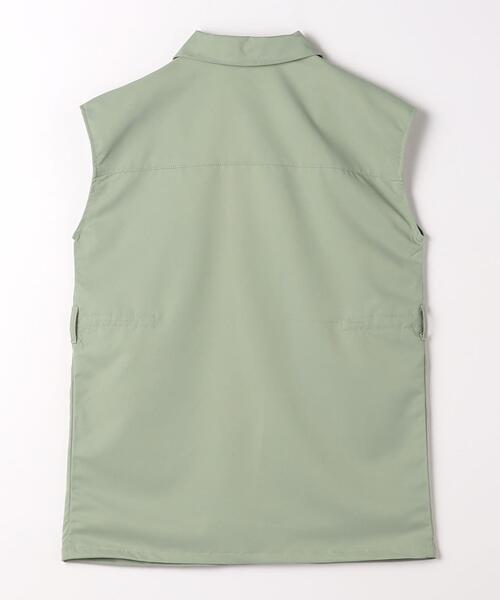 green label relaxing(グリーンレーベルリラクシング)の「TJ ユーティリティー ジレ 150cm-160cm(ベスト・キッズ・オフホワイト/オリーブ・M150/L160)」の10枚目の写真
