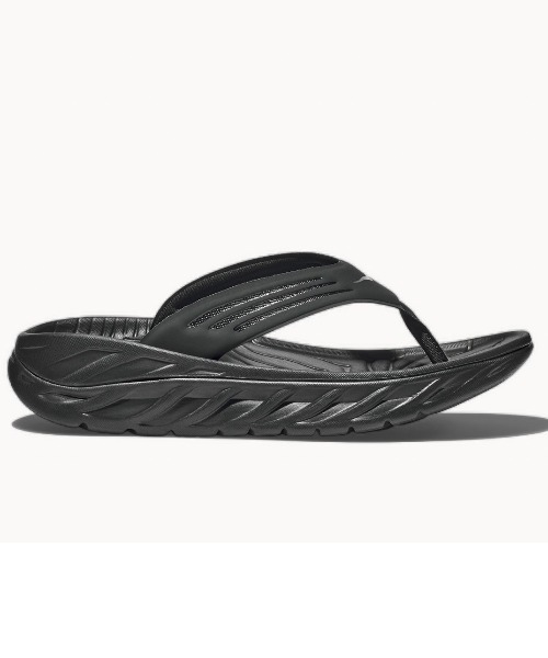 HOKA（ホカ）の「HOKA ONE ONE / ホカ オネオネ　ORA RECOVERY FLIP オラリカバリーフリップ 1099675（サンダル・メンズ・ブラック・26/27/28）」の4枚目の写真