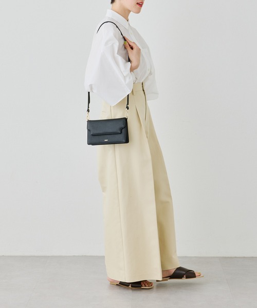 russet(ラシット)の「レザーミニショルダーバッグ(CE-1088)(ショルダーバッグ・レディース・アイボリー/ブラック/グレー系その他・FREE)」の7枚目の写真