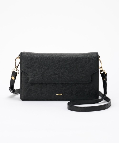 russet(ラシット)の「レザーミニショルダーバッグ(CE-1088)(ショルダーバッグ・レディース・アイボリー/ブラック/グレー系その他・FREE)」の12枚目の写真