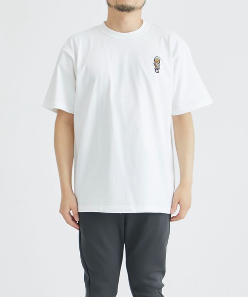 WHITE MOUNTAINEERING（ホワイトマウンテニアリング）の「【White Mountaineering/ホワイトマウンテニアリング】BEER  EMBROIDERY T-SHIRT/ビアーエンブロイダリーT-シャツ（Tシャツ/カットソー・メンズ・ホワイト/ブラック・1/2）」の14枚目の写真