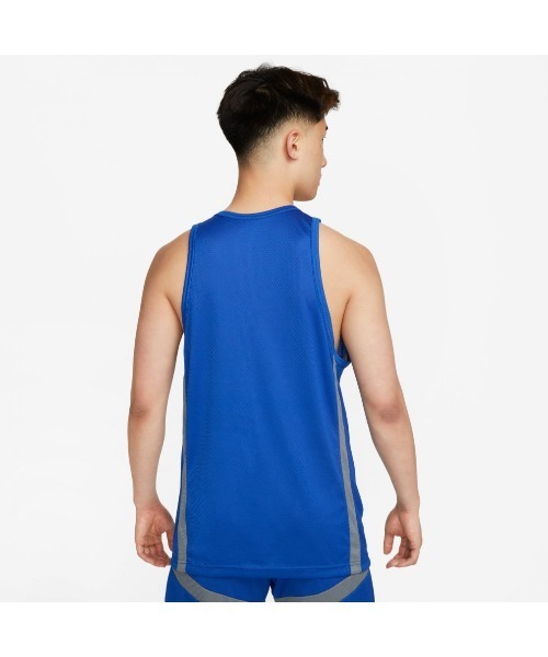 NIKE(ナイキ)の「《NIKEアパレル》ナイキ DF アイコン S/L ジャージ(タンクトップ・メンズ・ブラック/ロイヤルブルー・2XL/L/XS/S/XL/M)」の9枚目の写真