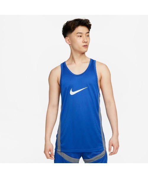 NIKE(ナイキ)の「《NIKEアパレル》ナイキ DF アイコン S/L ジャージ(タンクトップ・メンズ・ブラック/ロイヤルブルー・2XL/L/XS/S/XL/M)」の8枚目の写真