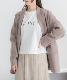 HEYUMM | HEYUMM　グラフィックコンパクトTシャツ(5分袖)(Tシャツ/カットソー)