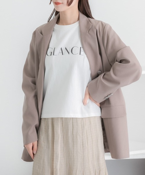 HEYUMM（ヘユム）の「グラフィックコンパクトTシャツ(5分袖)（Tシャツ/カットソー・レディース・その他1/その他2/その他3・ONE）」の3枚目の写真