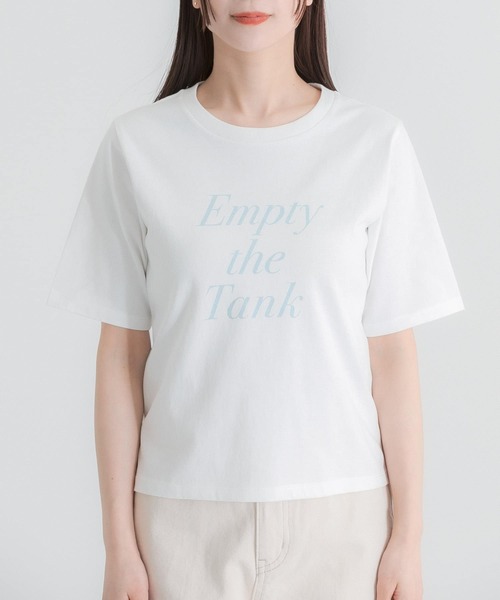 HEYUMM（ヘユム）の「グラフィックコンパクトTシャツ(5分袖)（Tシャツ/カットソー・レディース・その他1/その他2/その他3・ONE）」の16枚目の写真