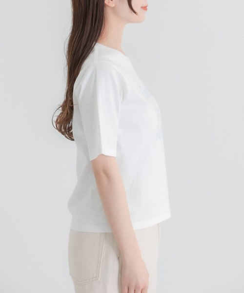 HEYUMM（ヘユム）の「グラフィックコンパクトTシャツ(5分袖)（Tシャツ/カットソー・レディース・その他1/その他2/その他3・ONE）」の15枚目の写真