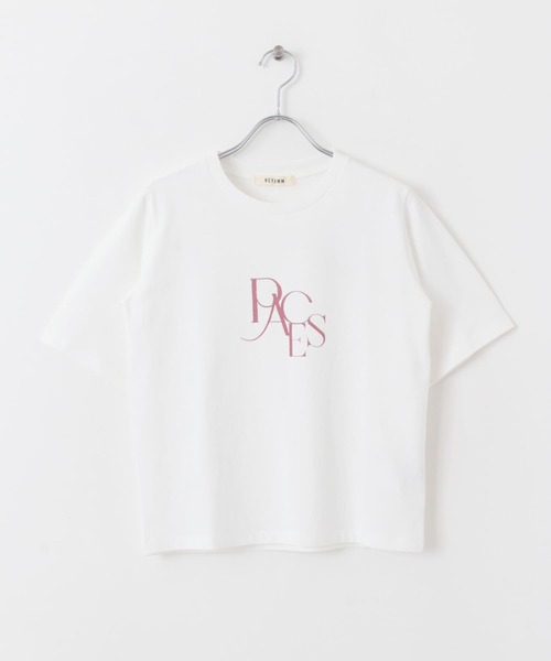 HEYUMM（ヘユム）の「グラフィックコンパクトTシャツ(5分袖)（Tシャツ/カットソー・レディース・その他1/その他2/その他3・ONE）」の12枚目の写真