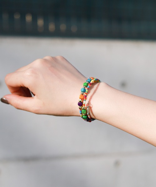 ARCHIVER(アーカイバ)の「【Al】【Natural Design】2WAY ブレスレット/アンクレット(ブレスレット・レディース・その他4/ターコイズブルー/ブラック系その他3/ホワイト系その他2/ブラック系その他2/ライトピンク/その他/ブラック/パープル/その他3/その他5/その他1/その他2/グリーン系その他2/グリーン系その他3/ホワイト系その他3/レッド系その他3/ライトグリーン/レッド/ピンク/ホワイト/レッド系その他2・FREE)」の21枚目の写真