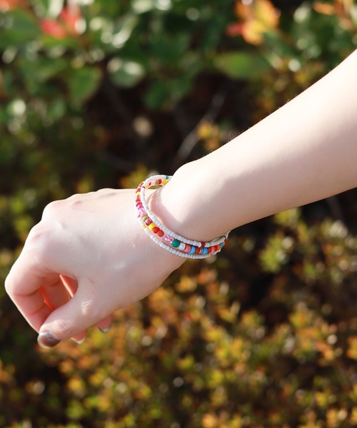 ARCHIVER(アーカイバ)の「【Al】【Natural Design】2WAY ブレスレット/アンクレット(ブレスレット・レディース・その他4/ターコイズブルー/ブラック系その他3/ホワイト系その他2/ブラック系その他2/ライトピンク/その他/ブラック/パープル/その他3/その他5/その他1/その他2/グリーン系その他2/グリーン系その他3/ホワイト系その他3/レッド系その他3/ライトグリーン/レッド/ピンク/ホワイト/レッド系その他2・FREE)」の3枚目の写真