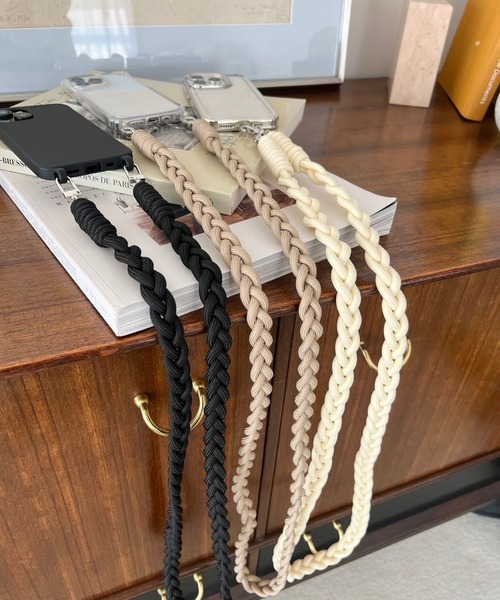 Me%（ミィパーセント）の「アミアミモバイルストラップ　903753（スマホグッズ・レディース・アイボリー/ブラック/ベージュ/ブラウン/グレー/ホワイト/ブラック系その他・FREE）」の14枚目の写真